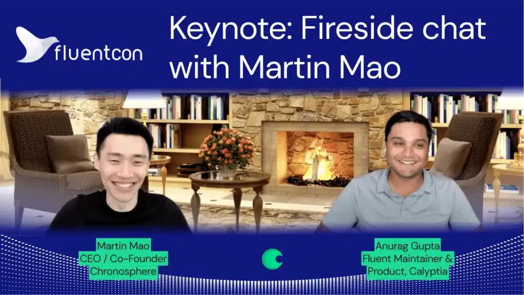 Happy fireside chat with Martin Mao on Chronosphere's second birthday.