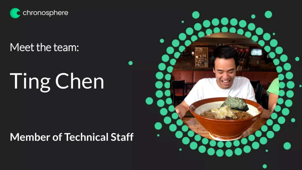 Meet Ting Chen, a member of the Chronosphere technical staff team.