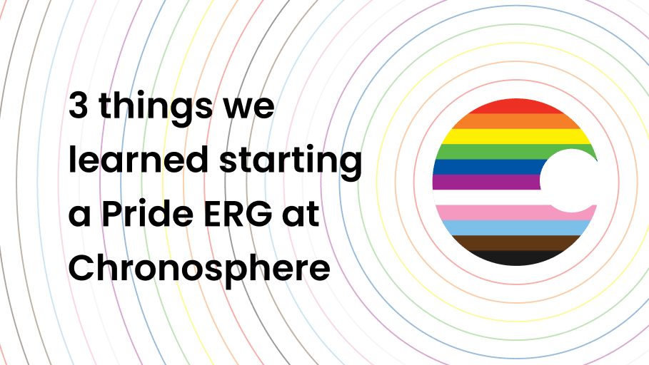 3 things we learned starting a Pride ERG at Chronosphere