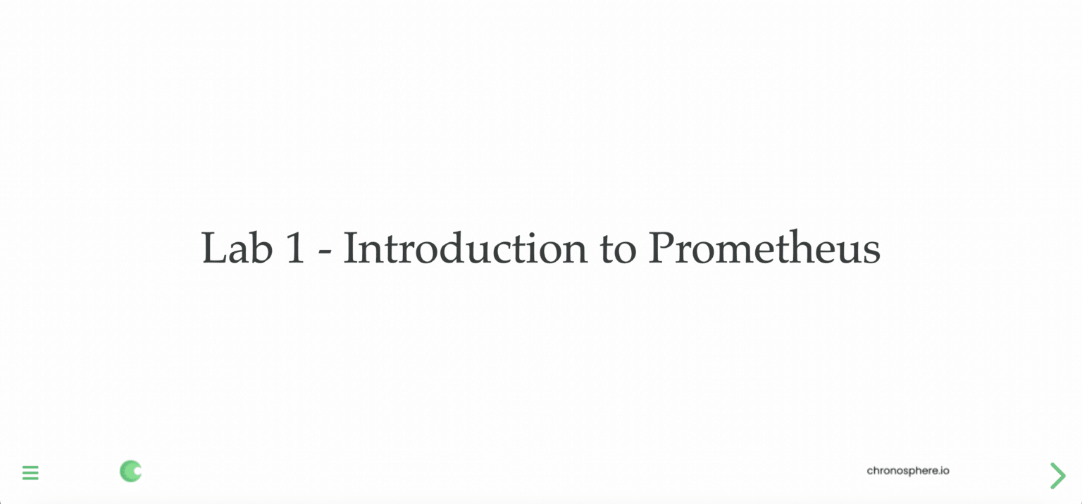 Workshop: Introduction To Prometheus | Chronosphere