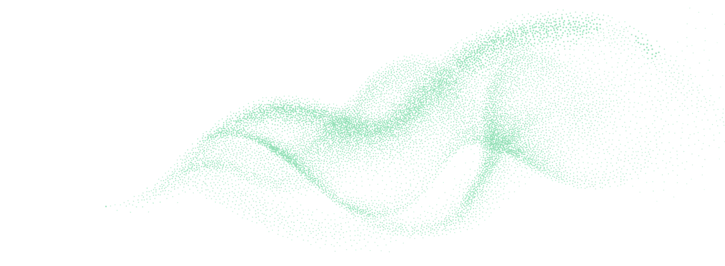 Green dots on a black background for the Thank You Page.