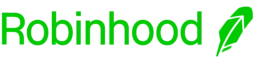A green logo with the word robinhood.