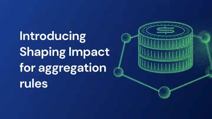 Introducing shaping impact for aggregation rules will optimize the data processing, ensuring efficient utilization of resources.