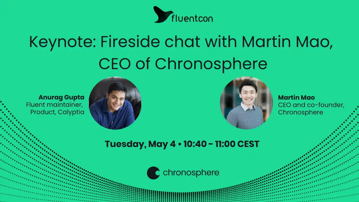Keynote fireside chat with Martin, CEO of Chronomoo, at FluentCon 2021.