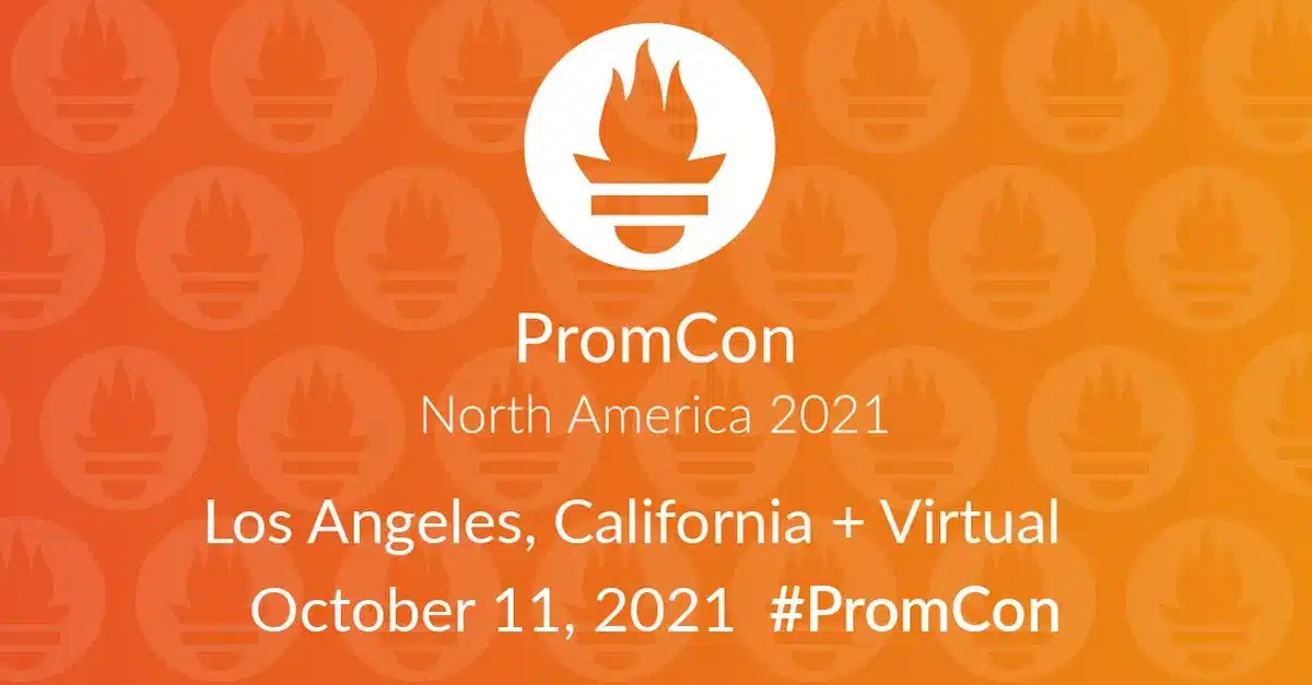The PromCon logo for the virtual event in North America on October 21-22, 2020.