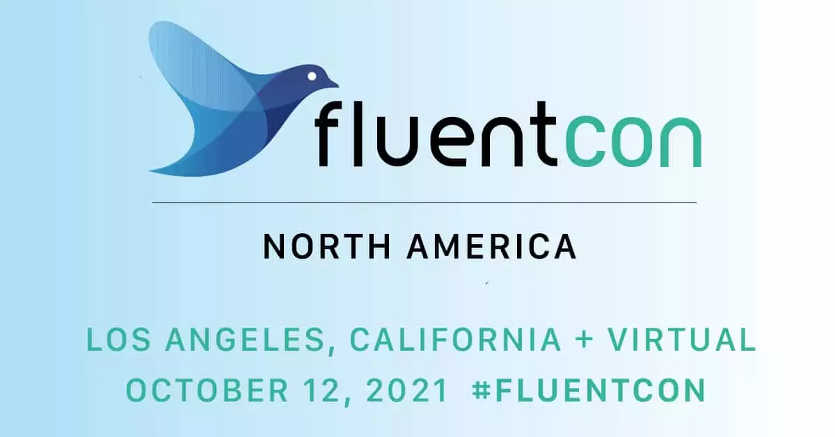 The Chronosphere logo for FluentCon North America 2021 in Los Angeles, California.