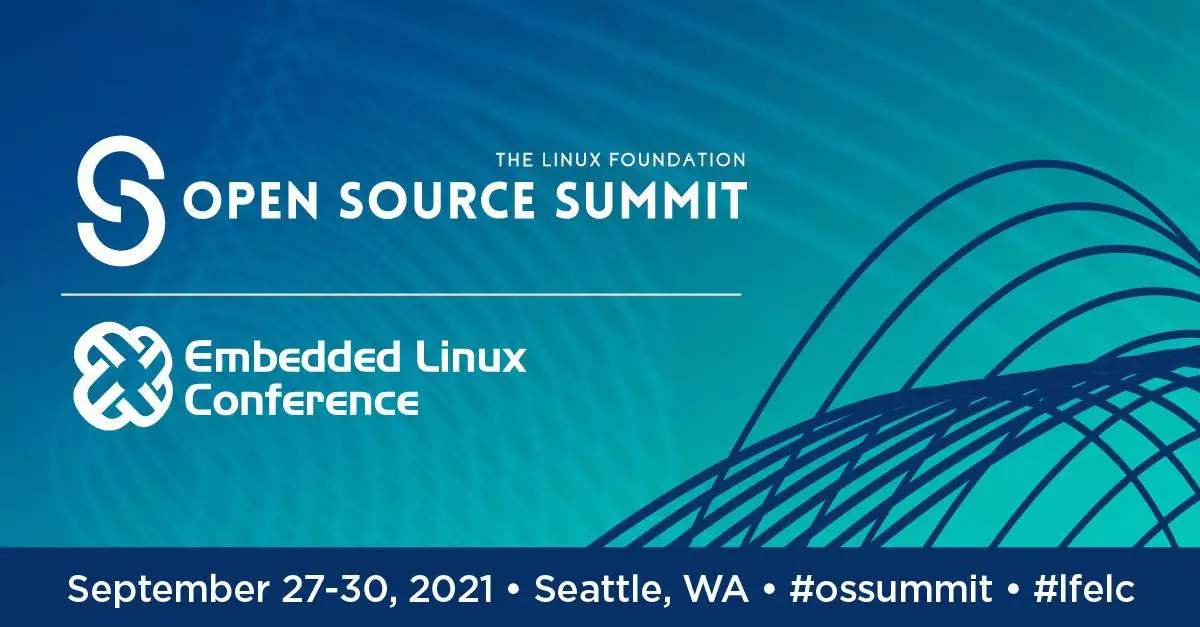 The Open Source Summit logo featuring the words "Embedded Linux Conference".