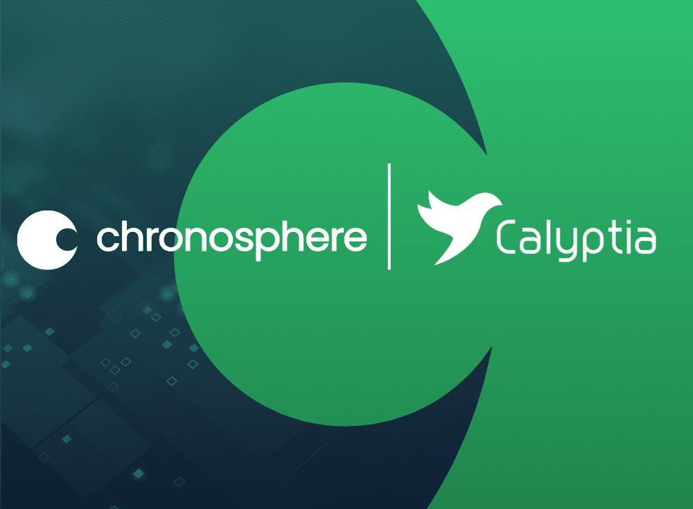 Welcome to Chronosphere and Calyptia! Discover our distinct logo that represents the fusion of these two innovative brands.