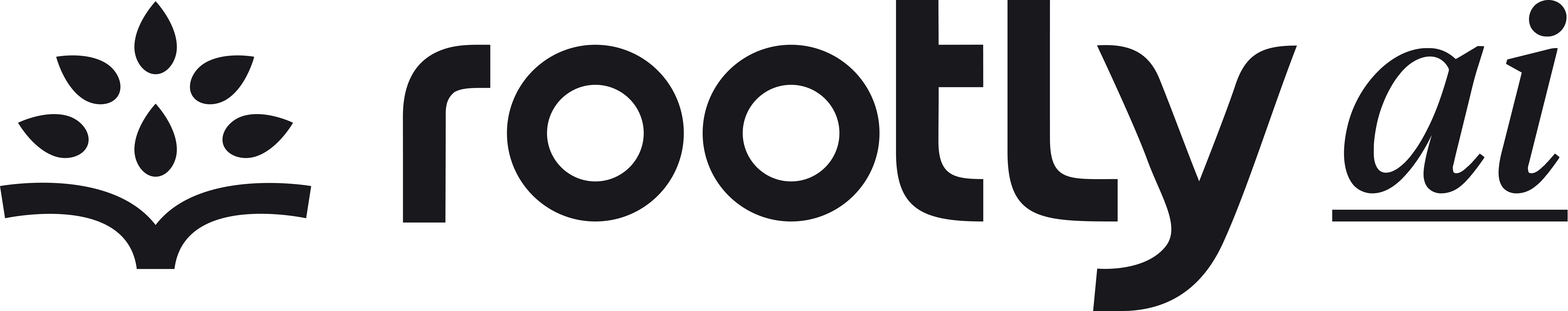 Rootly AI logo featuring a stylized leaf graphic on the left and bold text "rootly ai" with an underline beneath "ai" on the right, reflecting innovation similar to Chronosphere’s modern tech designs.