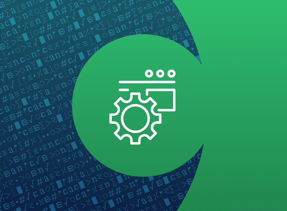 A green background with a gear icon on it, serving as a beginner's guide to instrumenting Java for open source development.